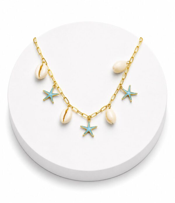 Starfish shell necklace