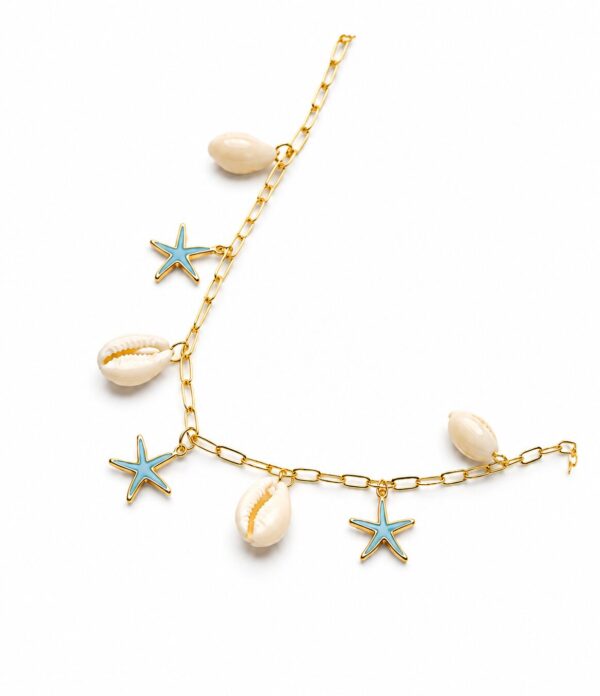 Starfish shell necklace