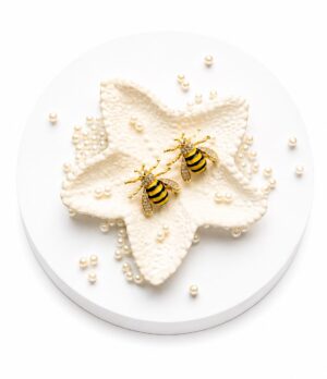 ChatGPT Image Jul 6, 2026 at 01_17_42 AM (2) Bumble bee stud earrings