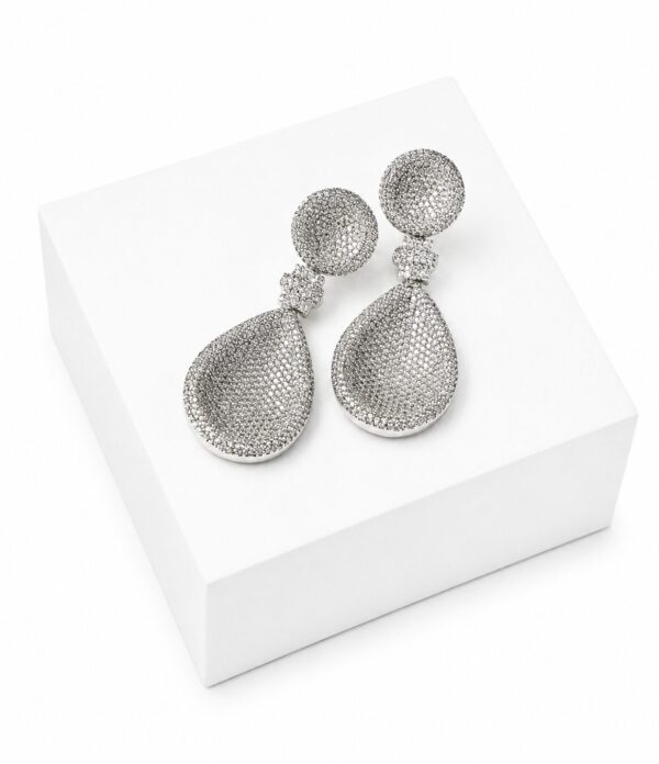 E32ABAA6-ABEC-4472-A024-11D49356CAA3 Diamond dusk earrings