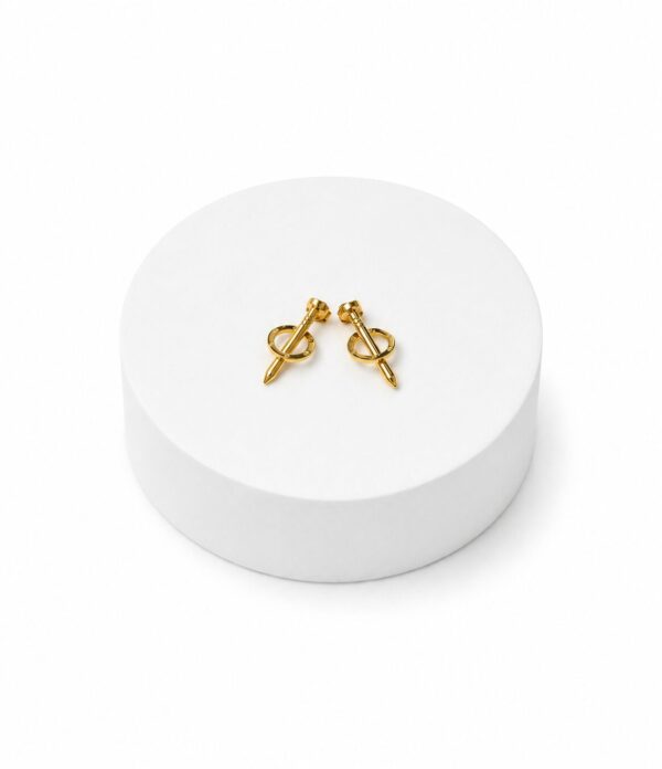63AAB49B-0DEE-4DEF-AB26-CAC2DE1D7F31 Screw Pin Hoop Stainless Steel Earrings