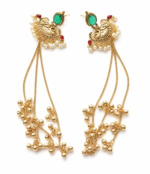 ChatGPT Image Jul 5, 2026 at 11_53_28 PM Rani Jhumka Ear Chain Earrings