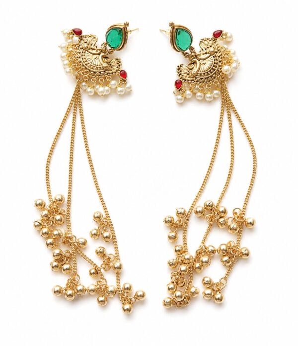 ChatGPT Image Jul 5, 2026 at 11_53_28 PM Rani Jhumka Ear Chain Earrings