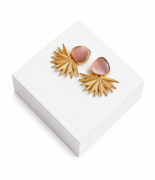 ChatGPT Image Jul 6, 2026 at 12_41_21 AM Golden Feather Fan Earrings