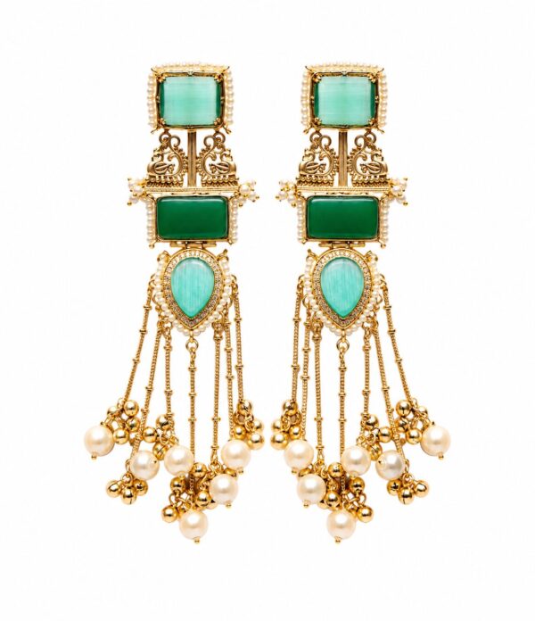 ChatGPT Image Jul 8, 2026 at 11_14_07 PM Green Maharani Tassel Drops ( Green)